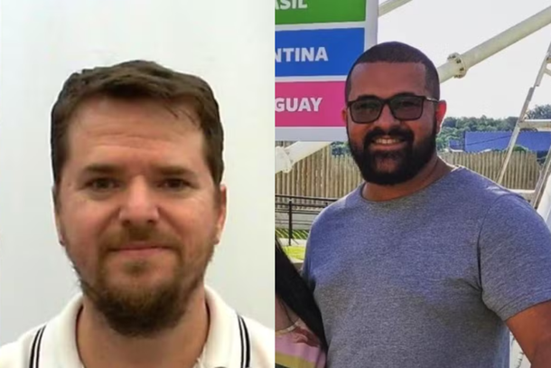 &Agrave; esquerda, Evandro Martins. &Agrave; direita, Clynton Mois&eacute;s Lopes.