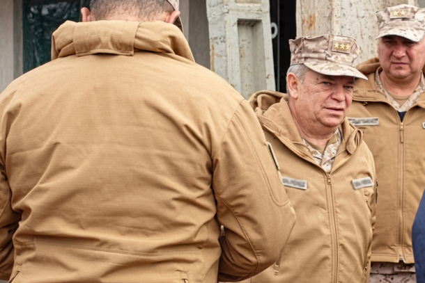 Comandante da Pol&iacute;cia Nacional do Paraguai, comiss&aacute;rio-geral C&eacute;sar Silguero.