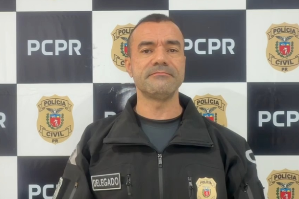 Delegado Geraldo Evangelista de Souza J&uacute;nior, da 6&ordf; Subdivis&atilde;o Policial de Foz do Igua&ccedil;u.