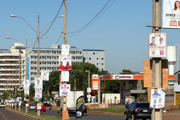 Ciudad del Este anuncia retirada de cartazes pol&iacute;ticos das principais avenidas