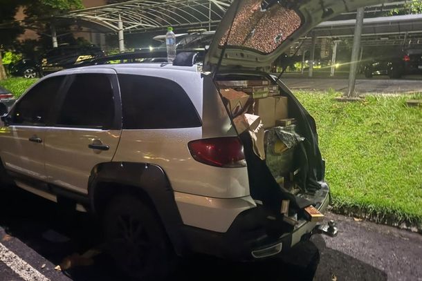 Dupla armada &eacute; presa ap&oacute;s assalto a carga avaliada em R$ 500 mil em Foz do Igua&ccedil;u 
