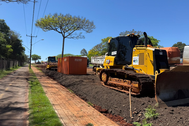 Nova unidade da PRF come&ccedil;a a ser constru&iacute;da em frente ao Porto Seco na BR-277