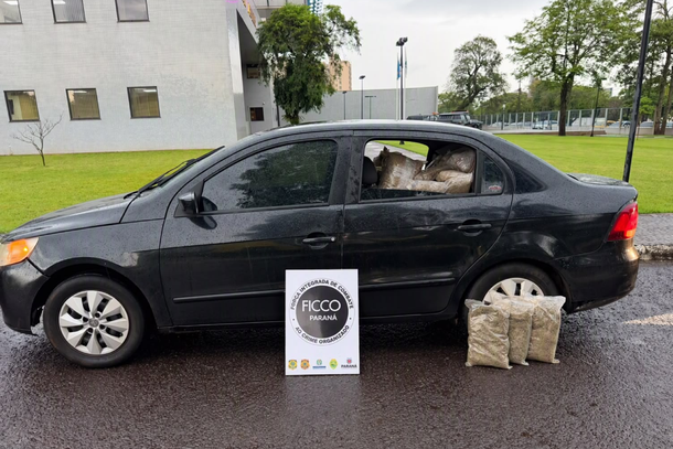 Pol&iacute;cia encontra dep&oacute;sito com quase 500 kg de maconha e prende dois homens