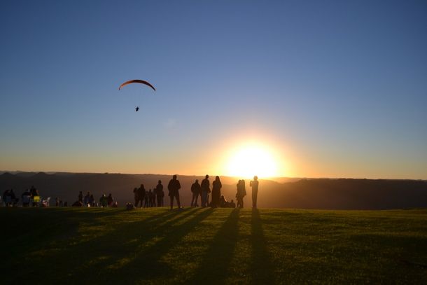 Por-do-Sol no Ninho das &Aacute;guias.