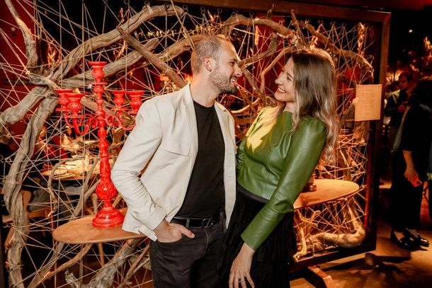 Felipe Bonatto e Ana Betina.