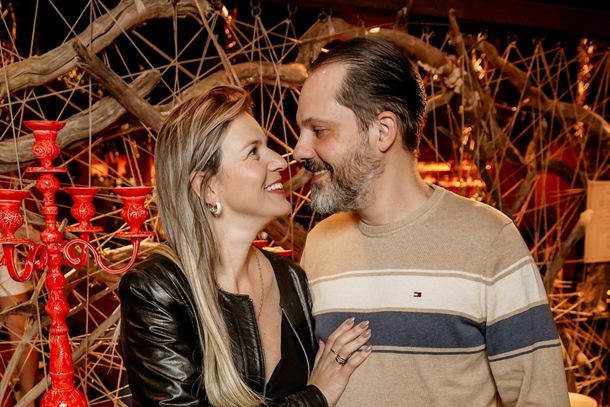 Carine Catuci e Guilherme Dreher.