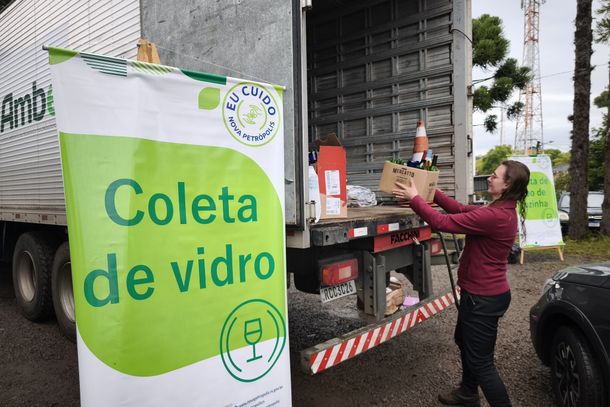Coleta de Vidro.