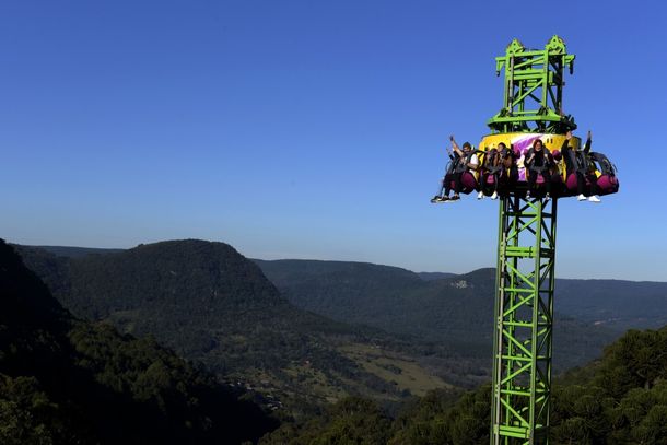 Alpen Turbo Drop &eacute; uma das atra&ccedil;&otilde;es do Alpen Park.