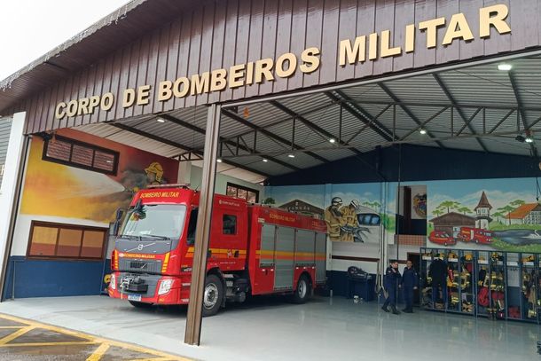 Corpo de Bombeiros de Gramado entregar&aacute; obra de refor&ccedil;o estrutural da garagem do quartel