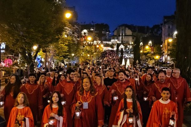 Caminho de Luzes enaltece o sentido religioso do 41&ordm; Natal Luz de Gramado