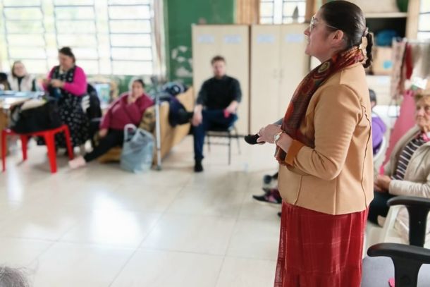 CRAS Santa Marta e Canelinha fazem a&ccedil;&otilde;es de preven&ccedil;&atilde;o e integra&ccedil;&atilde;o para idosos em Canela
