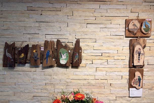 Exposi&ccedil;&atilde;o de Janette M&uuml;ller de Oliveira une arte, natureza e mem&oacute;ria na C&acirc;mara de Gramado