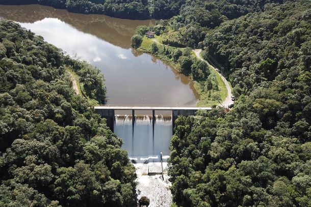 &Aacute;rea de preserva&ccedil;&atilde;o da Usina Guaricana na Serra do Mar. 