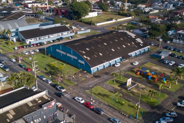 Imagem a&eacute;rea / Gin&aacute;sio Jos&eacute; Richa