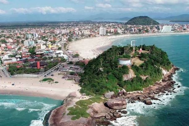 Foto a&eacute;rea Guaratuba