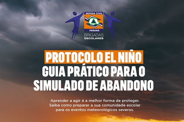 Cartilha prepara escolas do Paran&aacute; para enfrentar temporais durante o El Ni&ntilde;o