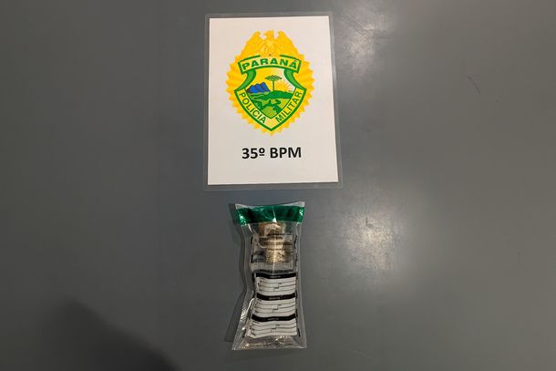 PM encontra maconha no banco de caminhonete durante blitz em Guaratuba