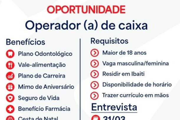 Divulga&ccedil;&atilde;o Oficial de vaga - Kelve Supermercado