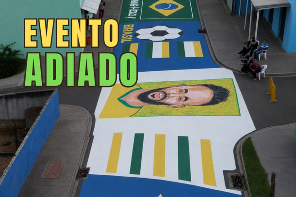 Devido &agrave;s condi&ccedil;&otilde;es clim&aacute;ticas, a Rua de Lazer Especial Rua da Copa foi adiada e acontecer&aacute; no pr&oacute;ximo s&aacute;bado (27), na Vila Esperan&ccedil;a.