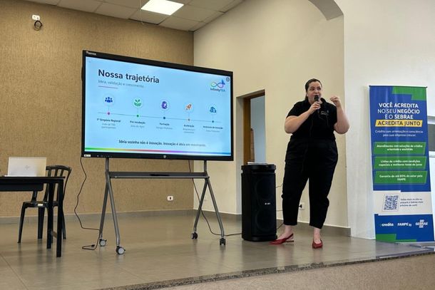 InfinityTEA, de Ibaiti, participou da 2&ordf; Feira de Ideias de Ribeir&atilde;o Claro com palestra sobre inova&ccedil;&atilde;o.