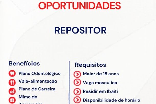 Empresas de Ibaiti anunciam vagas de emprego em diferentes &aacute;reas