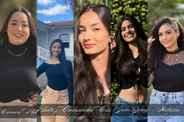 Candidatas ao t&igrave;tulo de Miss Regional