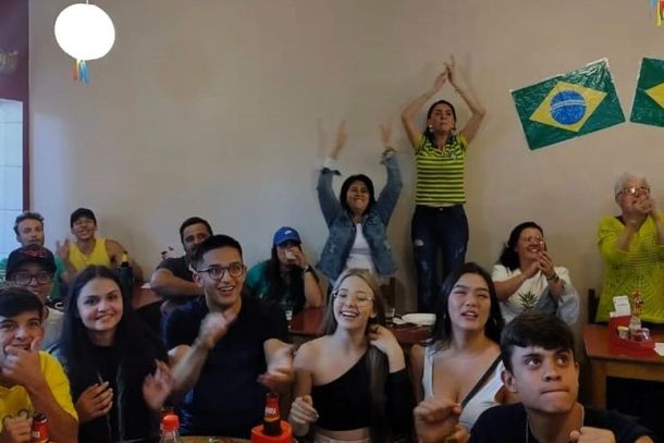 Doralice tamb&eacute;m &eacute; ponto de encontro em jogos da Copa do Mundo de Futebol