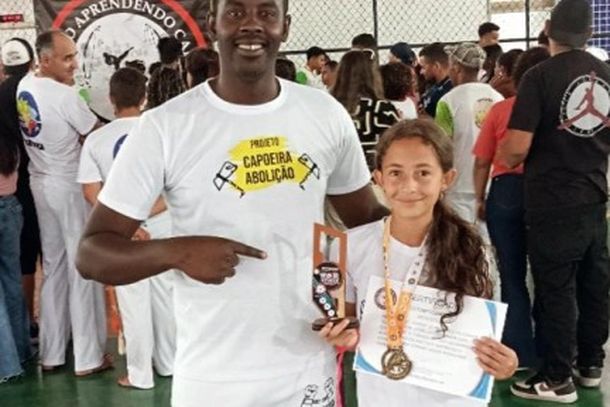 PC com a campe&atilde; Ana Alice