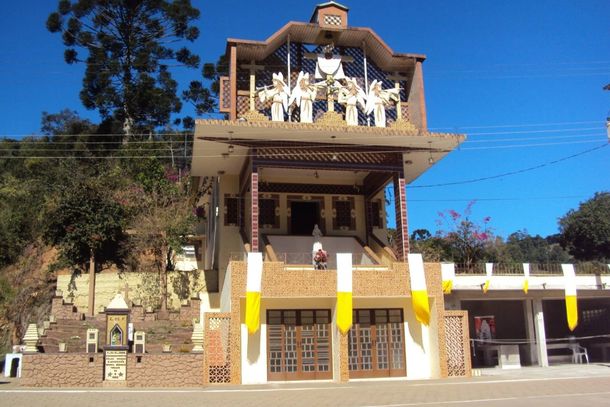 Primeira igreja erguida em devo&ccedil;&atilde;o &agrave; Nh&aacute; Chica, em Alagoa