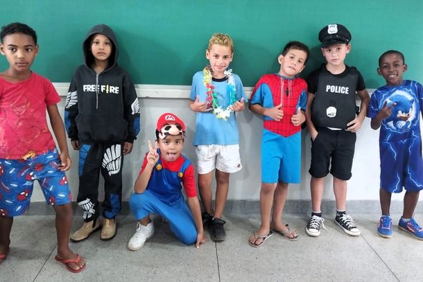Gabriel Jos&eacute;, Lucas Esdras, Enzo, Davi, Gabriel Felipe e Victor