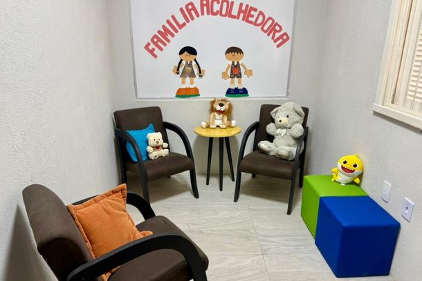 Sala de atendimento do programa fica junto &agrave; Secretaria de Des. Social.