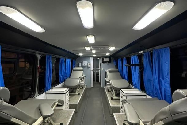 Emocentro m&oacute;vel resulta na doa&ccedil;&atilde;o de 76 litros de sangue em Igrejinha.