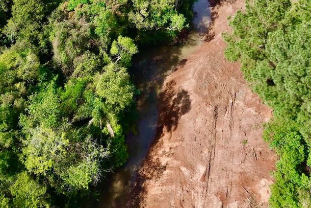 Prefeitura de Taquara conclui trabalhos de desassoreamento em mais um arroio do munic&iacute;pio