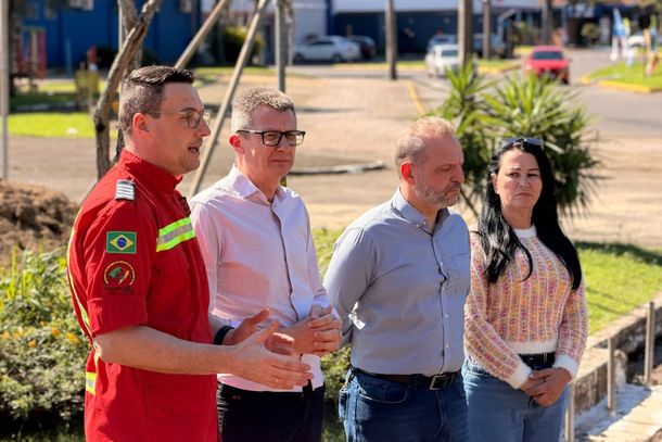 Assinado termo de in&iacute;cio da constru&ccedil;&atilde;o da nova sede dos Bombeiros Volunt&aacute;rios de Igrejinha