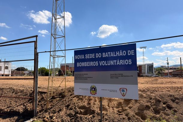 Assinado termo de in&iacute;cio da constru&ccedil;&atilde;o da nova sede dos Bombeiros Volunt&aacute;rios de Igrejinha