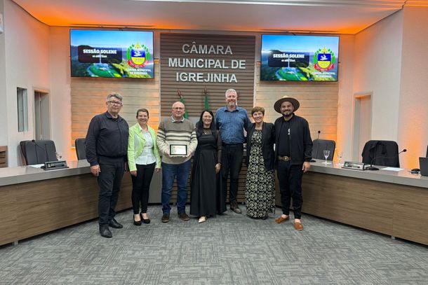 C&acirc;mara de Igrejinha homenageia o Sindicato dos Trabalhadores Agricultores Familiares