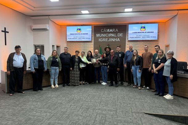 C&acirc;mara de Igrejinha homenageia o Sindicato dos Trabalhadores Agricultores Familiares