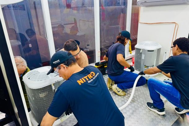 Carreta do Saber inicia curso de instala&ccedil;&atilde;o e manuten&ccedil;&atilde;o de ar-condicionado em Taquara