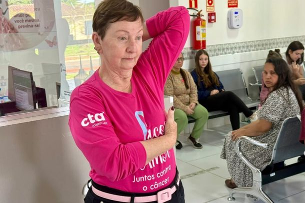 Complexo Municipal de Sa&uacute;de promove programa&ccedil;&atilde;o especial do Outubro Rosa em Taquara