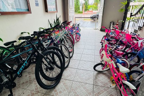 Mais de 70 bicicletas ser&atilde;o sorteadas na Festa das Crian&ccedil;as da Integra&ccedil;&atilde;o em Taquara