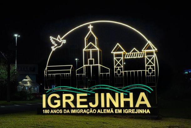 Munic&iacute;pio de Igrejinha inaugura monumento em homenagem aos 180 anos da Imigra&ccedil;&atilde;o Alem&atilde;