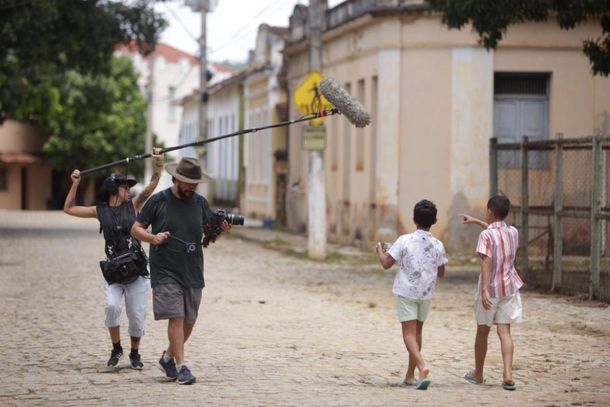 Grava&ccedil;&otilde;es do filme "O &uacute;ltimo trem", um curta Vit&oacute;ria a Minas II. 