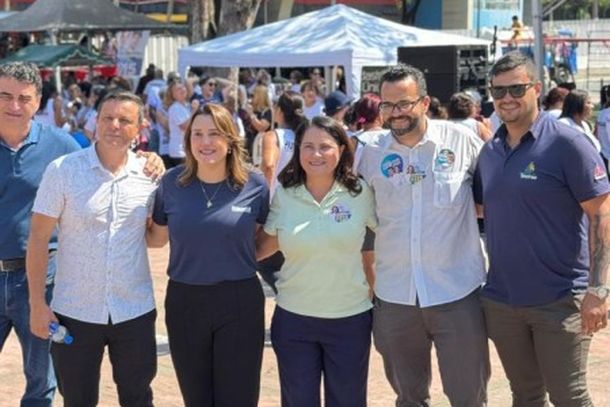 Ros&acirc;ngela Reis participa de a&ccedil;&atilde;o para idosos em Tim&oacute;teo