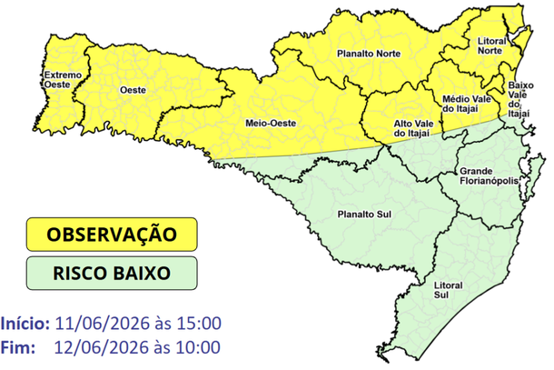 Meteorologista: Pedro Souza