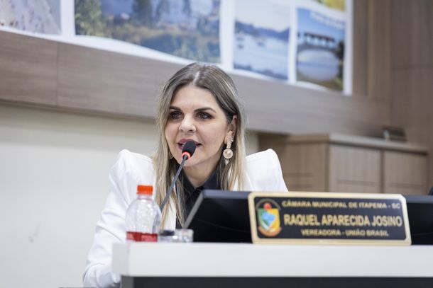 Vereadora Raquel da sa&uacute;de (Uni&atilde;o) apresentou a proposta de Lei aprovada pela C&acirc;mara - Foto: Divulga&ccedil;&atilde;o