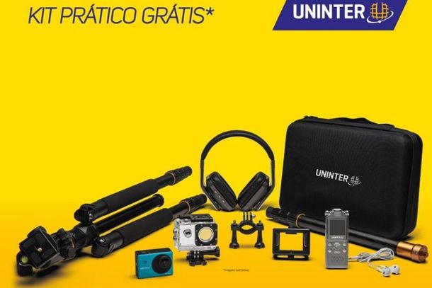 Conhe&ccedil;a os kits pr&aacute;ticos gratuitos em cursos da UNINTER