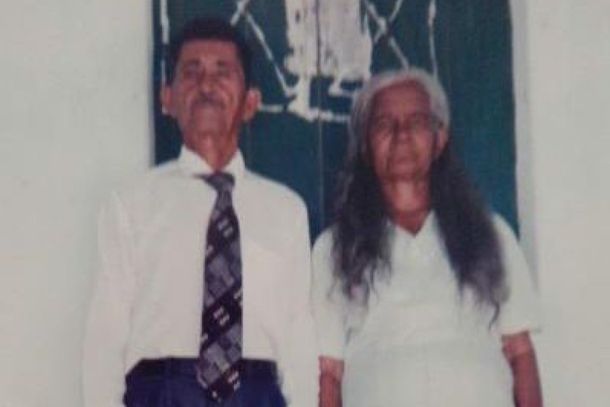 &Uacute;ltimo contato de Zezinho com a fam&iacute;lia, foi em 1972. Na foto, os pais de Jos&eacute; Ribeiro da Silva.