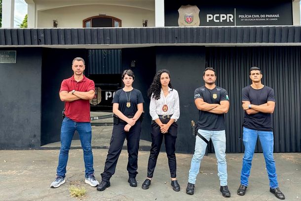 Policiais Civis de Santa Isabel e Loanda auxiliaram na pris&atilde;o.
