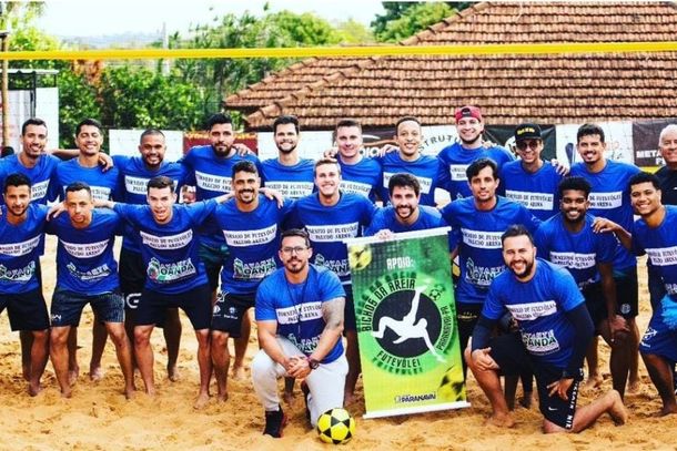 Foto do &uacute;ltimo torneio realizado na arena paludo