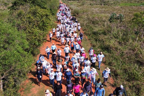 Atividade faz parte do turismo religioso da regi&atilde;o.
